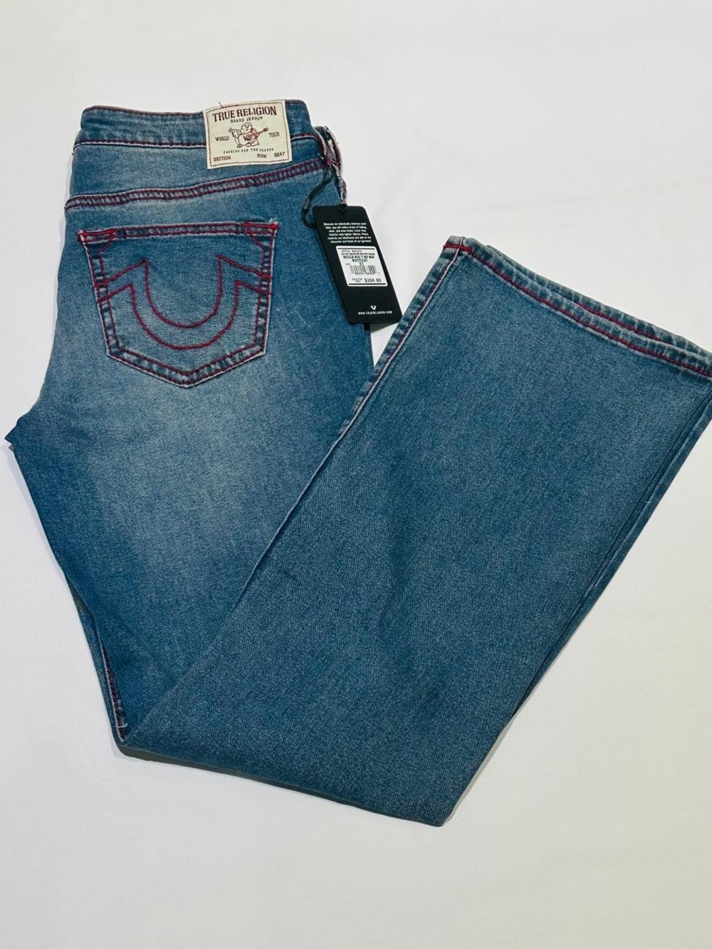 NWT True Religion Becca Big T Women’s Jeans Size 31 – Boot Cut, Medium Wintry W - Picture 13 of 16